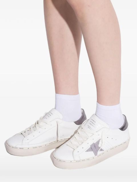 Golden Goose Hi Star leather sneakers - White
