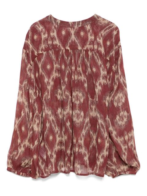 Ba&Sh Menaelle blouse - Red - zdjęcie produktu nr 2