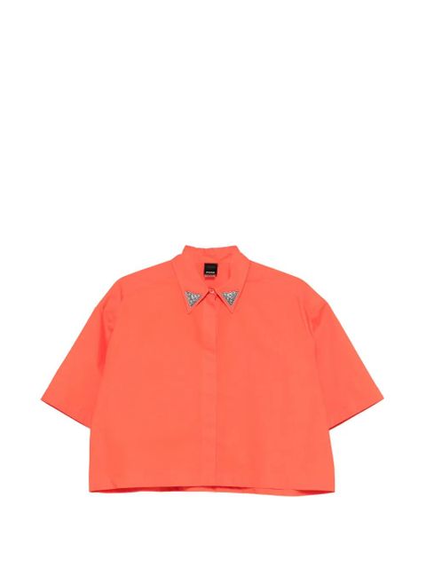 PINKO embellished-collar shirt - Orange - zdjęcie produktu nr 1