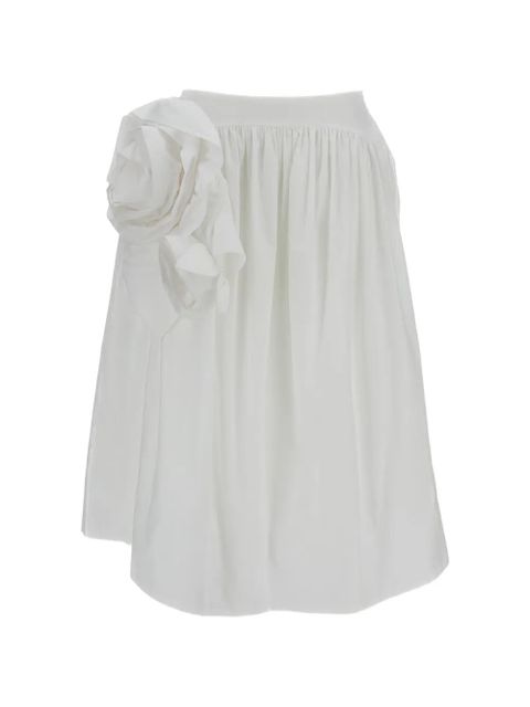 Simone Rocha floral-motif midi skirt - White - zdjęcie produktu nr 1