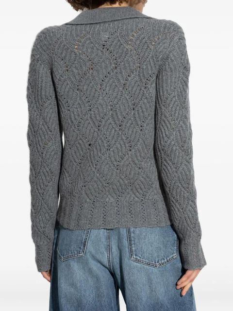 ETRO cable-knit cashmere sweater - Grey