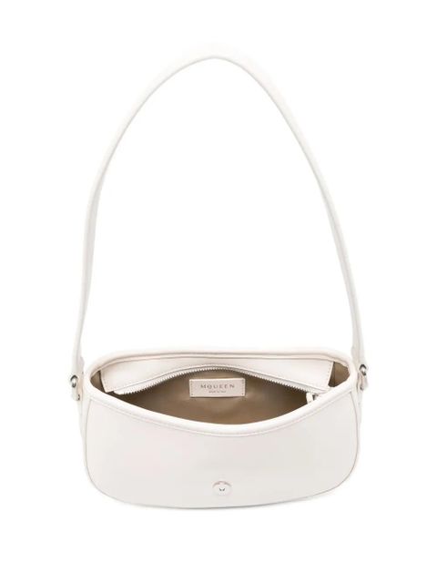 Alexander McQueen mini T-bar buckle-fastening shoulder bag - Neutrals