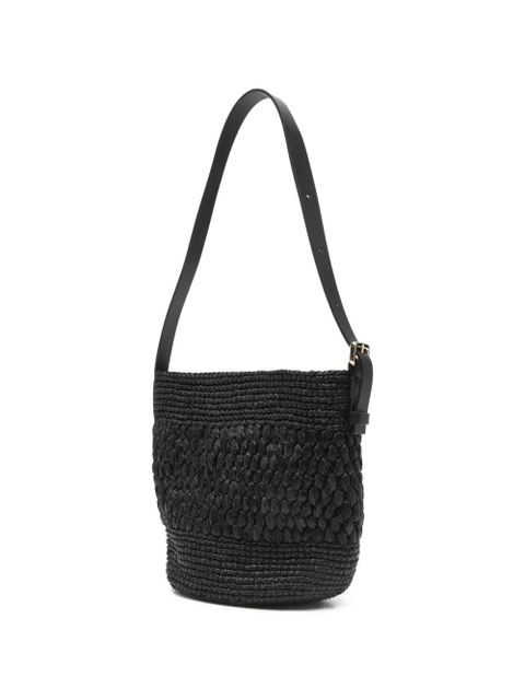 Manebi raffia shoulder bag - Black - zdjęcie produktu nr 2