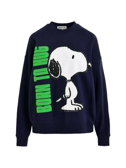 Essentiel Antwerp x Peanuts sequin-embellishment sweatshirt - Blue - zdjęcie produktu nr 1