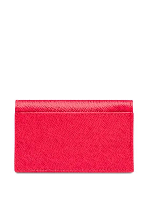 Prada Saffiano logo-plaque wallet - Pink - zdjęcie produktu nr 2