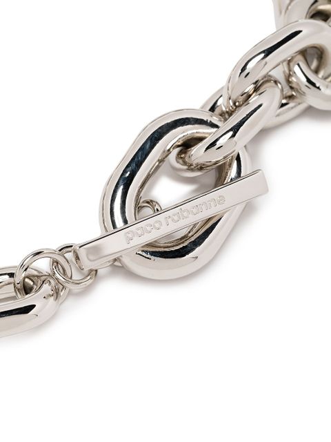 Rabanne chunky chain-link necklace - Silver - zdjęcie produktu nr 2