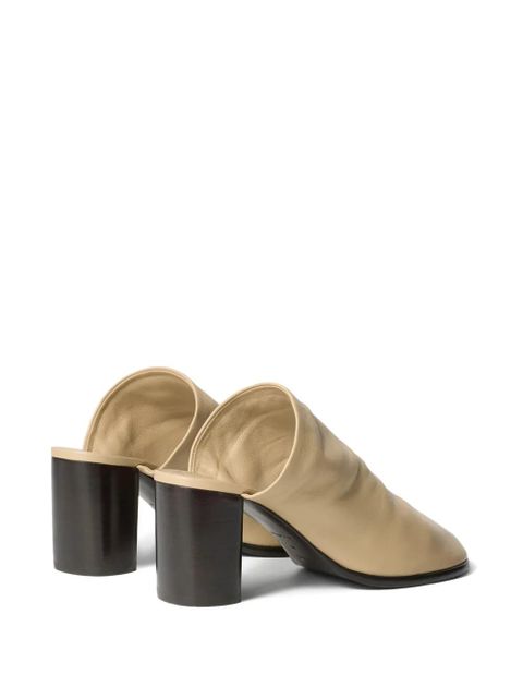 LEMAIRE glove block-heel mules - Neutrals