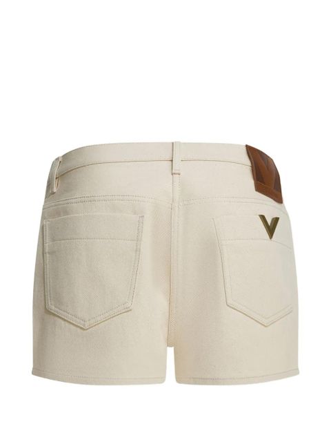 Valentino Garavani logo-patch shorts - Neutrals - zdjęcie produktu nr 2
