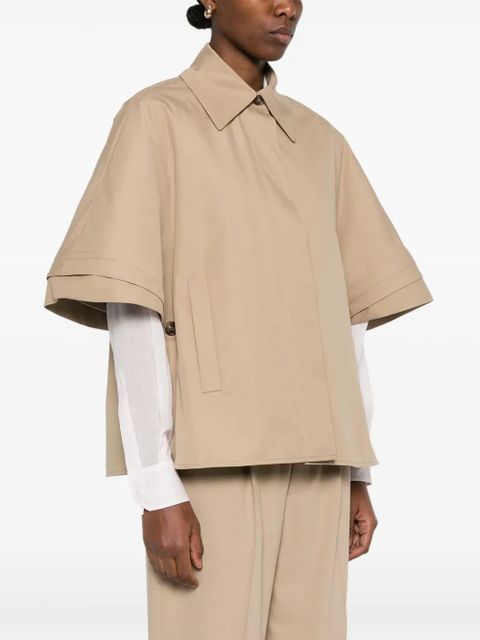 Max Mara Parole cape - Neutrals