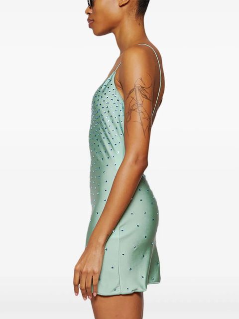 Oséree gem-embellished mini dress - Green