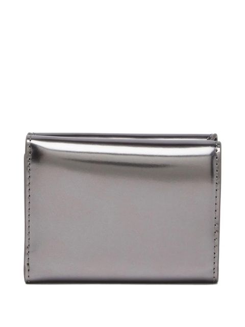 Diesel mirrored leather tri-fold wallet - Grey - zdjęcie produktu nr 2