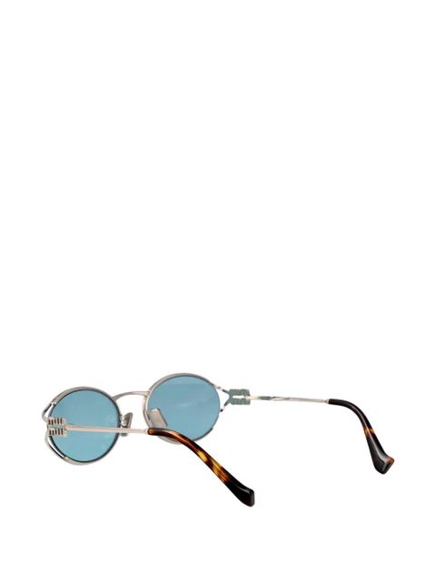 Miu Miu Eyewear oval-frame sunglasses - Silver