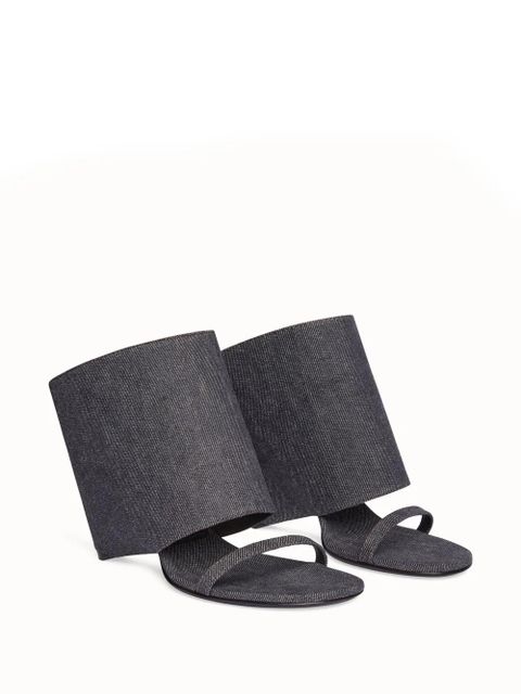 Courrèges Oblique sandals - Grey - zdjęcie produktu nr 2