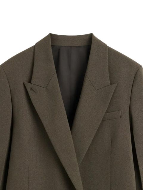 TOTEME double-breasted blazer - Green - zdjęcie produktu nr 2