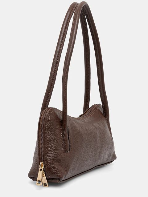 Answear.LAB torebka skórzana kolor brązowy - zdjęcie produktu nr 2