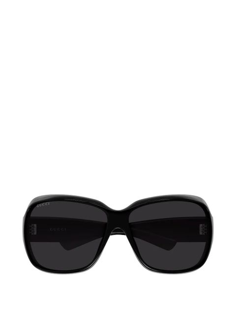 Gucci Eyewear oversized-frame sunglasses - Black - zdjęcie produktu nr 1