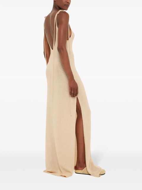 Alanui Finest maxi dress - Neutrals