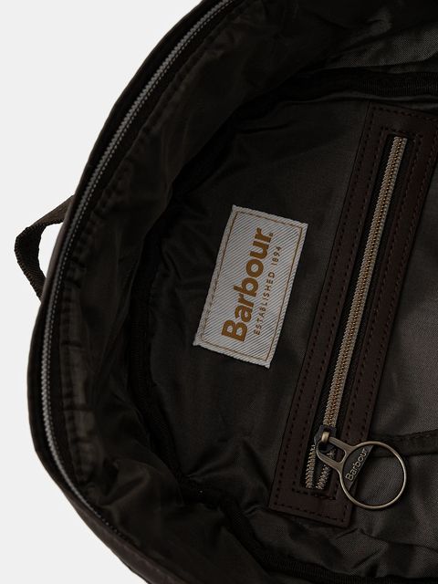 Barbour plecak damski kolor zielony duży gładki LBA0394