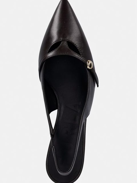 Furla szpilki skórzane Sfera Slingback - zdjęcie produktu nr 2