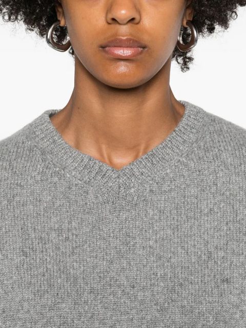 KHAITE Wolfe cashmere sweater - Grey - zdjęcie produktu nr 2
