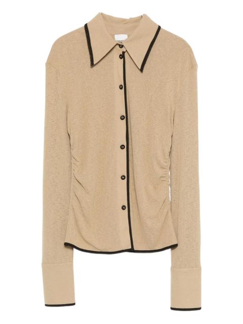 Nanushka button-fastening polo top - Neutrals - zdjęcie produktu nr 1