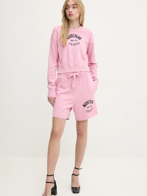 Moschino Jeans szorty bawełniane