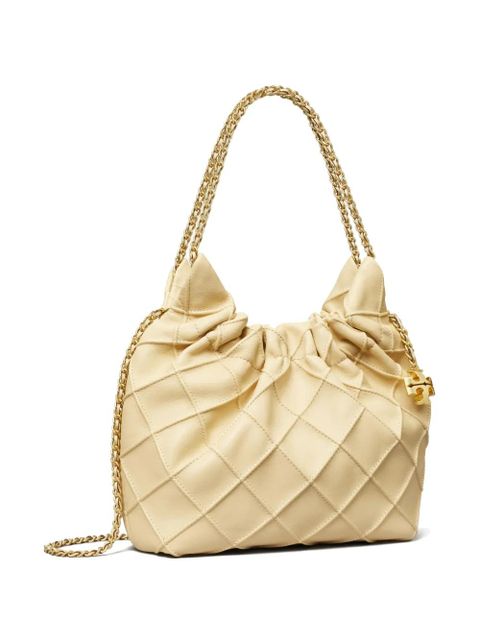 Tory Burch Fleming Mini Hobo bag - Neutrals