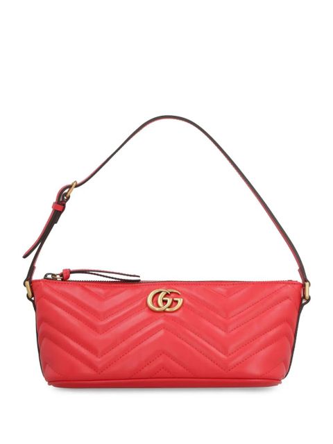 Gucci small GG Marmont shoulder bag - Red - zdjęcie produktu nr 1