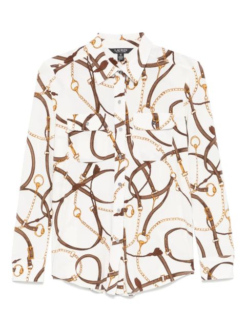 Lauren Ralph Lauren graphic-print shirt - Neutrals - zdjęcie produktu nr 1