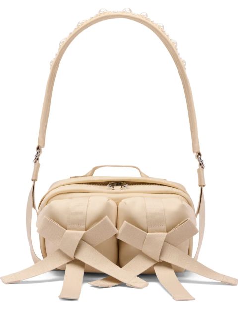 Simone Rocha bow-detail shoulder bag - Neutrals