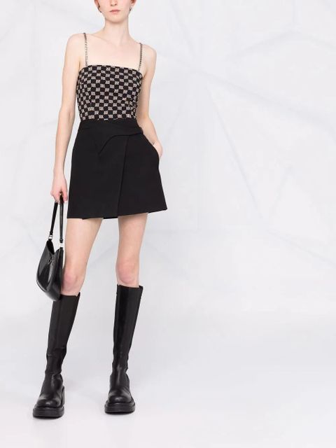 MISBHV monogram-print tank top - Black