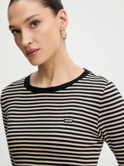 Levi's longsleeve kolor czarny 000KL