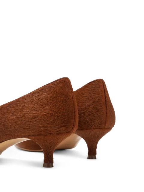 Le Monde Beryl 40mm Babouche Kitten pumps - Brown