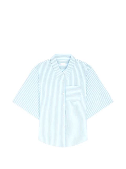 DRIES VAN NOTEN striped short-sleeve shirt - Blue - zdjęcie produktu nr 1