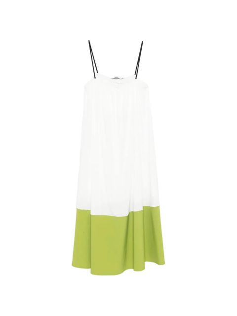 Proenza Schouler Saria colourblock midi dress - White - zdjęcie produktu nr 1
