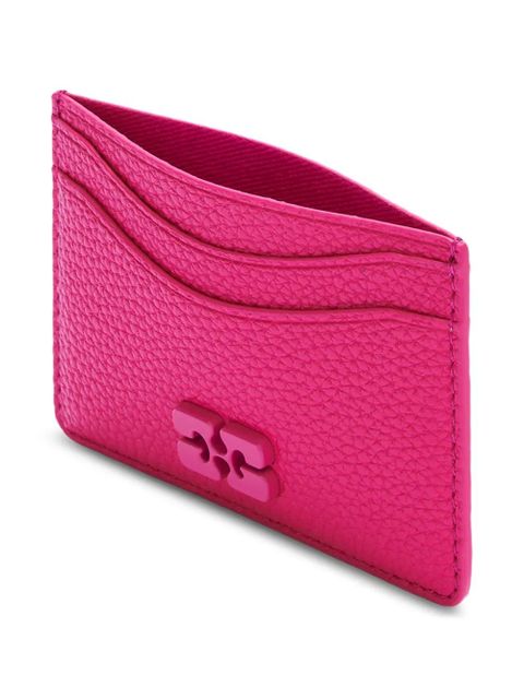 GANNI embossed cardholder - Pink