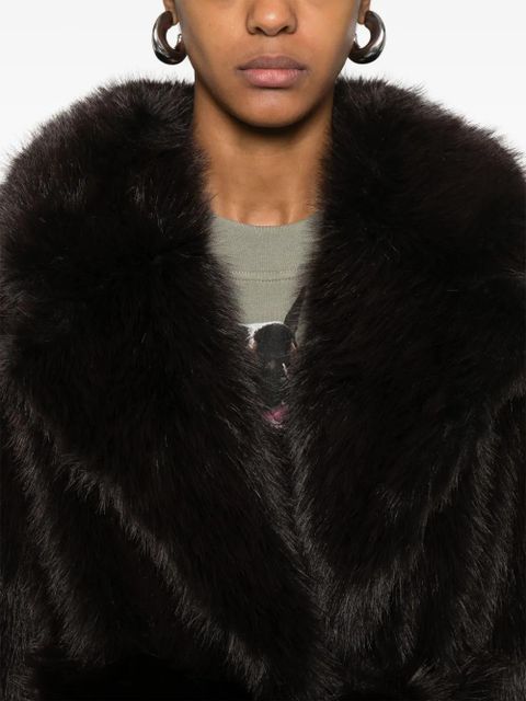 AGOLDE x Shoreditch Ski Club Ebony coat - Brown