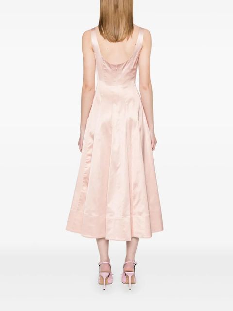 STAUD Wells midi dress - Pink