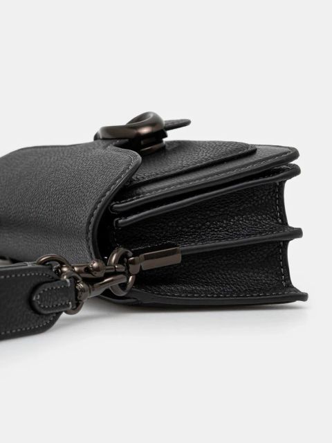 Coach torebka skórzana Tabby kolor czarny CY201