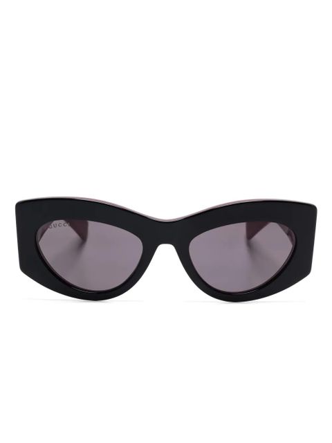 Gucci Eyewear cat eye-frame sunglasses - Black - zdjęcie produktu nr 1