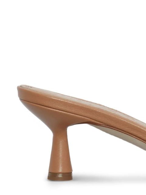 Aeyde Vero crossover leather sandals - Neutrals