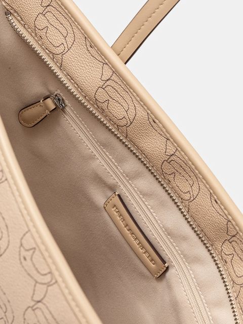 Karl Lagerfeld torebka IKON kolor beżowy A1W30389