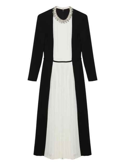 Simkhai embellished pleated midi day dress - White - zdjęcie produktu nr 1