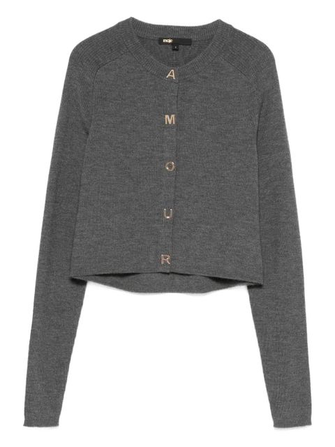 Maje button cardigan - Grey - zdjęcie produktu nr 1