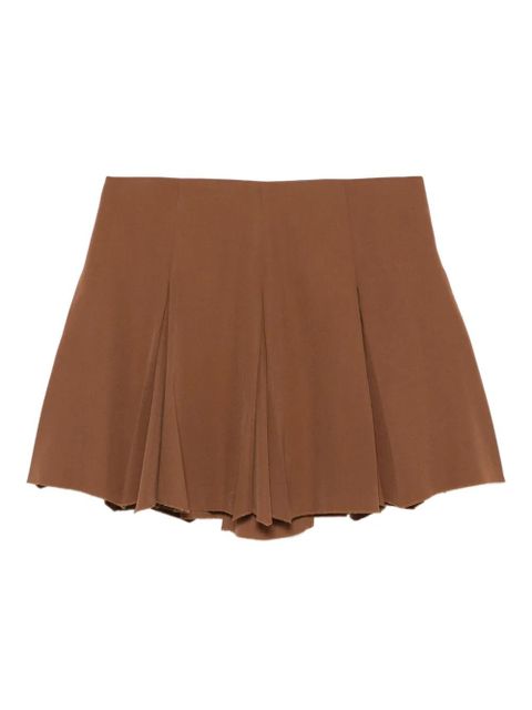 Marni pleated virgin wool skirt - Brown - zdjęcie produktu nr 1