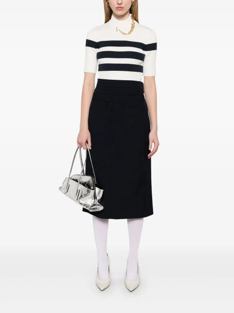 Jean Paul Gaultier fine-ribbed T-shirt - White - zdjęcie produktu nr 2