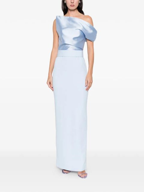 Solace London one-shoulder dress - Blue - zdjęcie produktu nr 2