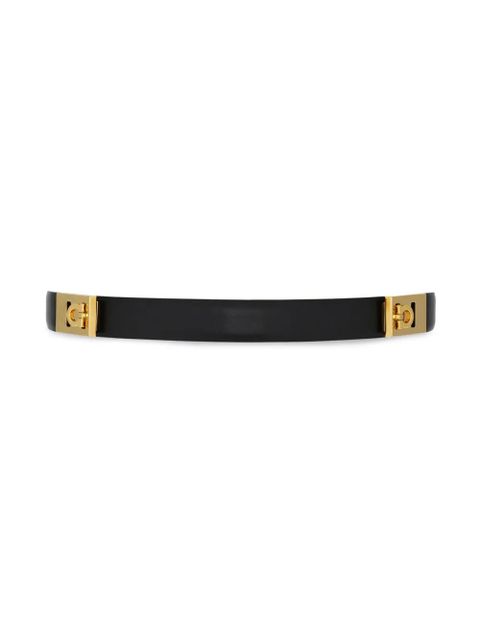 Ferragamo Gancini leather belt - Black - zdjęcie produktu nr 2