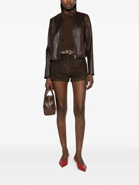 Nour Hammour Leontine shorts - Brown - zdjęcie produktu nr 2