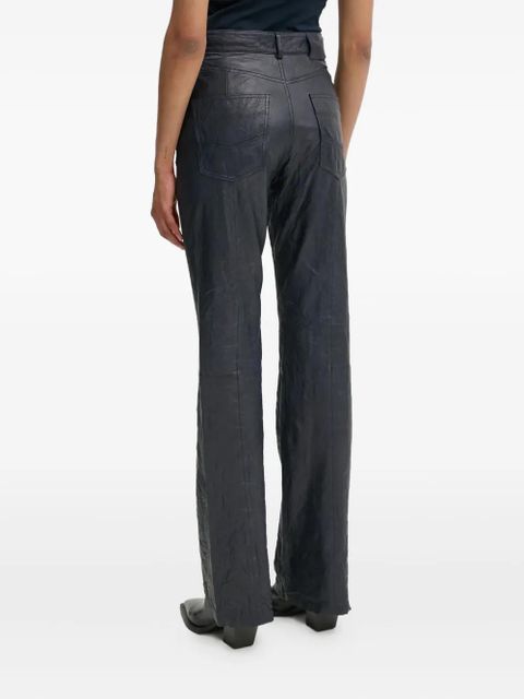 Zadig&Voltaire Evy leather trousers - Blue